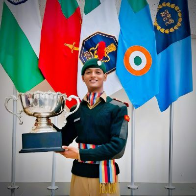 SUO. YATIN JIWAN RANA (Batch 2021) cadet of Guru Nanak Khalsa College NCC Unit - 1 Mah BN Mumbai ‘B’ Grp, had proudly represented #maharashtradirectorate at ALL INDIA REPUBLIC DAY CAMP 2024 conducted at New Delhi. He had lead the Maharashtra Directorate contingent by being Commander and also the Directorate stood 1st At Prime Minister’s Rally 2024.